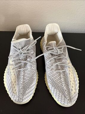Yeezy Boost 350 V2 White Gray Sneakers “Static” colorway